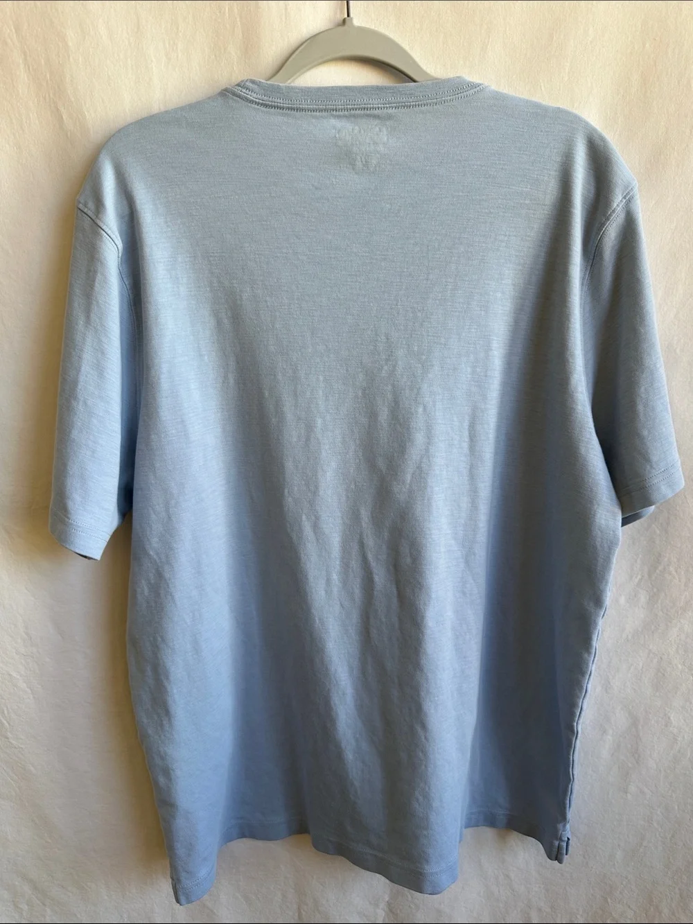 Kirkland Signature powder blue cotton T-shirt, size XL - Picture 4 of 7